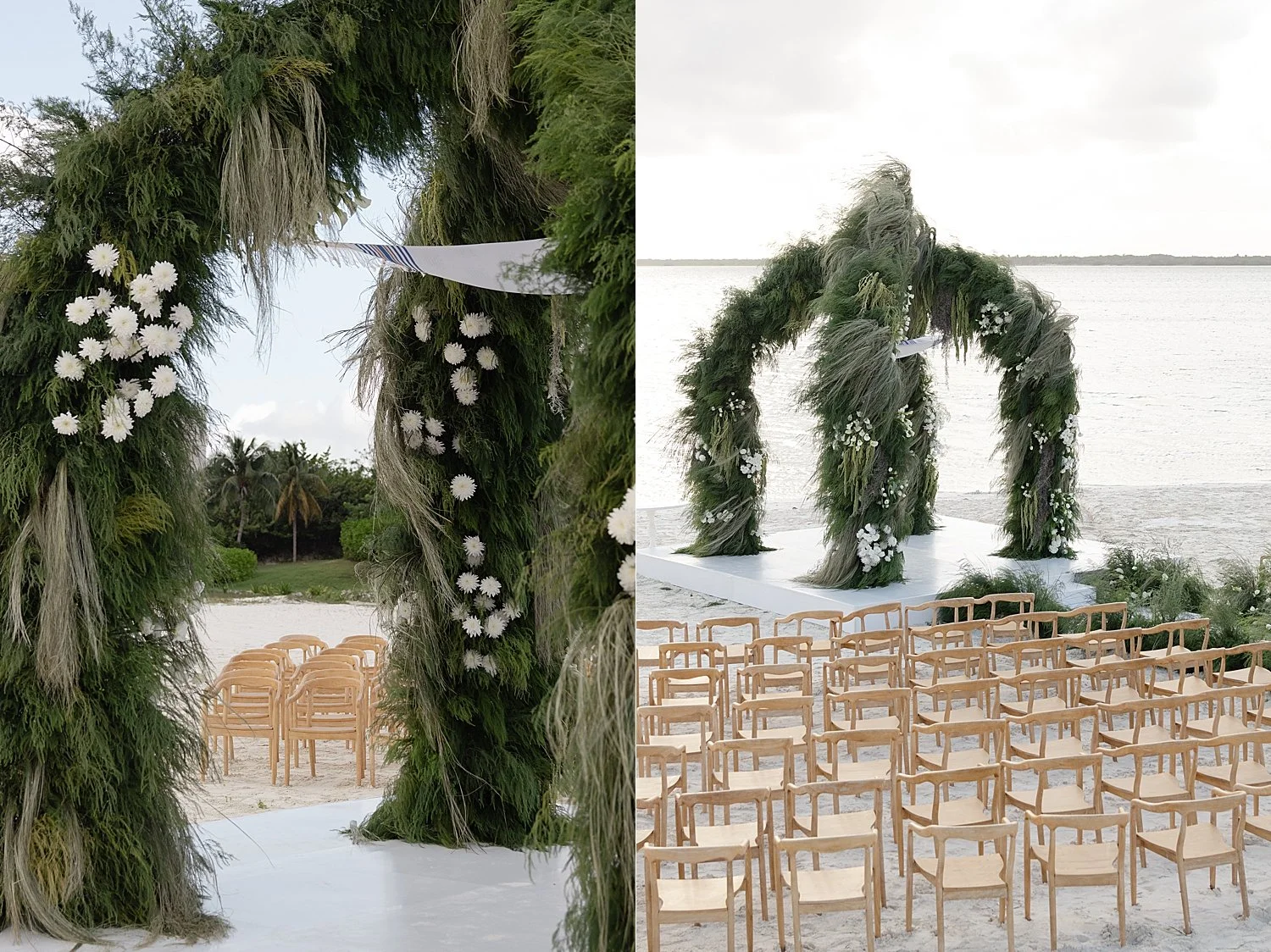  beach wedding ceremony in Mexico at NIZUC Resort 