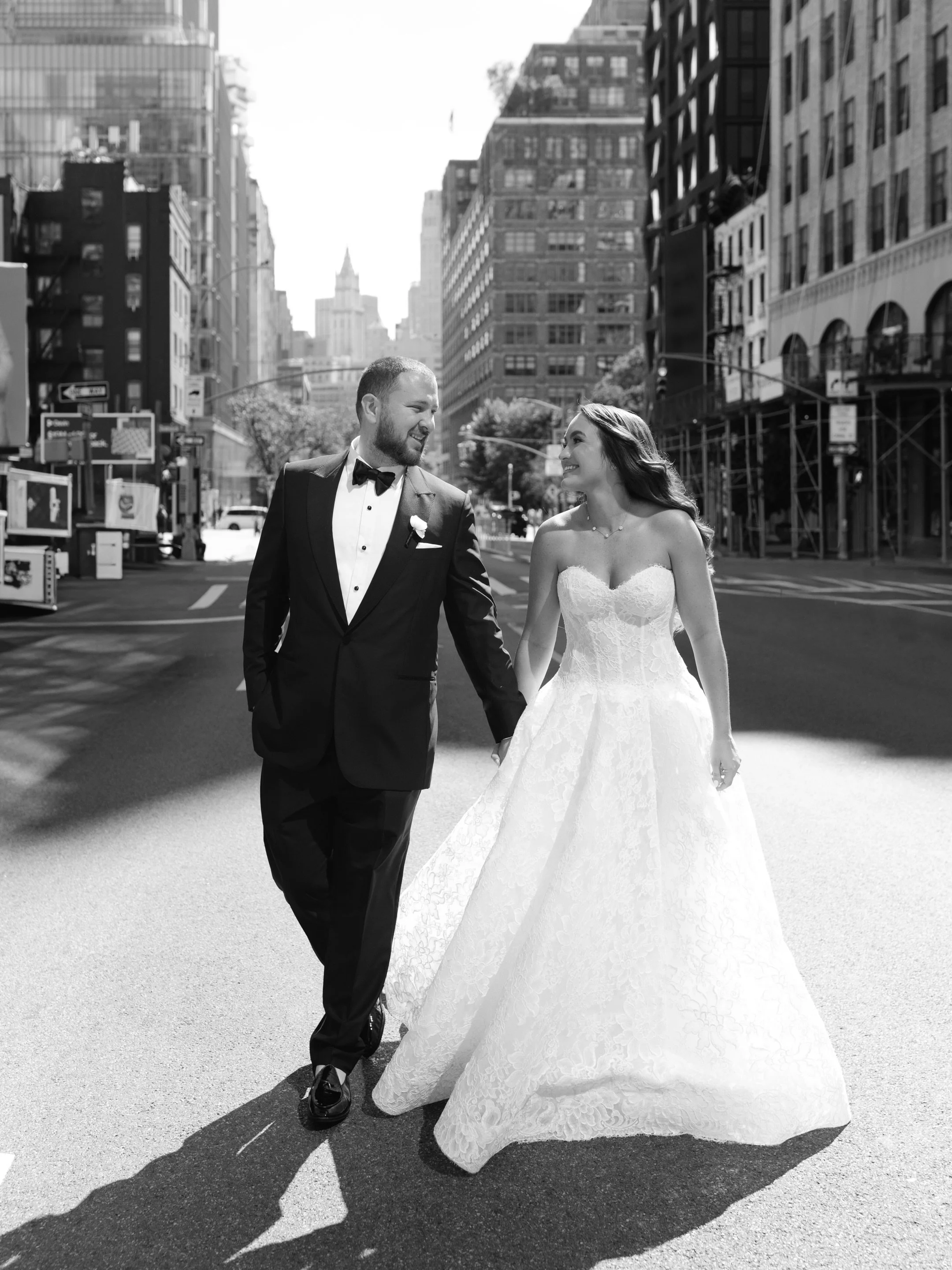 Bridget &amp; Colton, New York City.

Such a fun one in Tribeca. Rooftop ceremony, incredible views, beautiful florals, and such a great energy from start to finish.

@bigapplebride and @iviejoyfloralarts did such an amazing job bringing the whole da