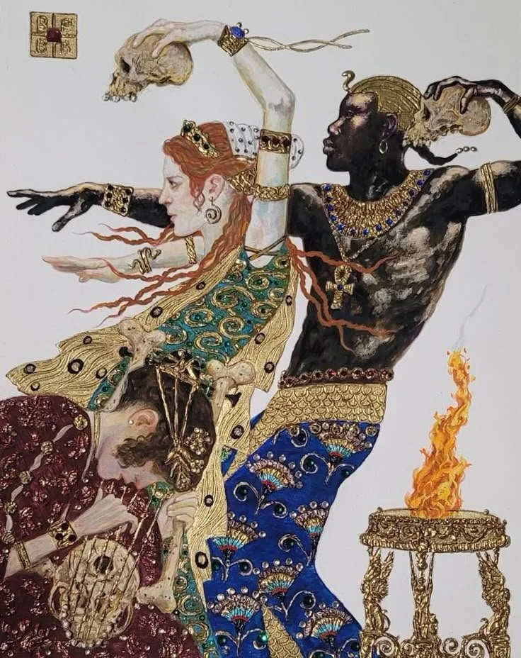 Danse Macabre Painting by B A H M A N | Saatchi Art.jpg