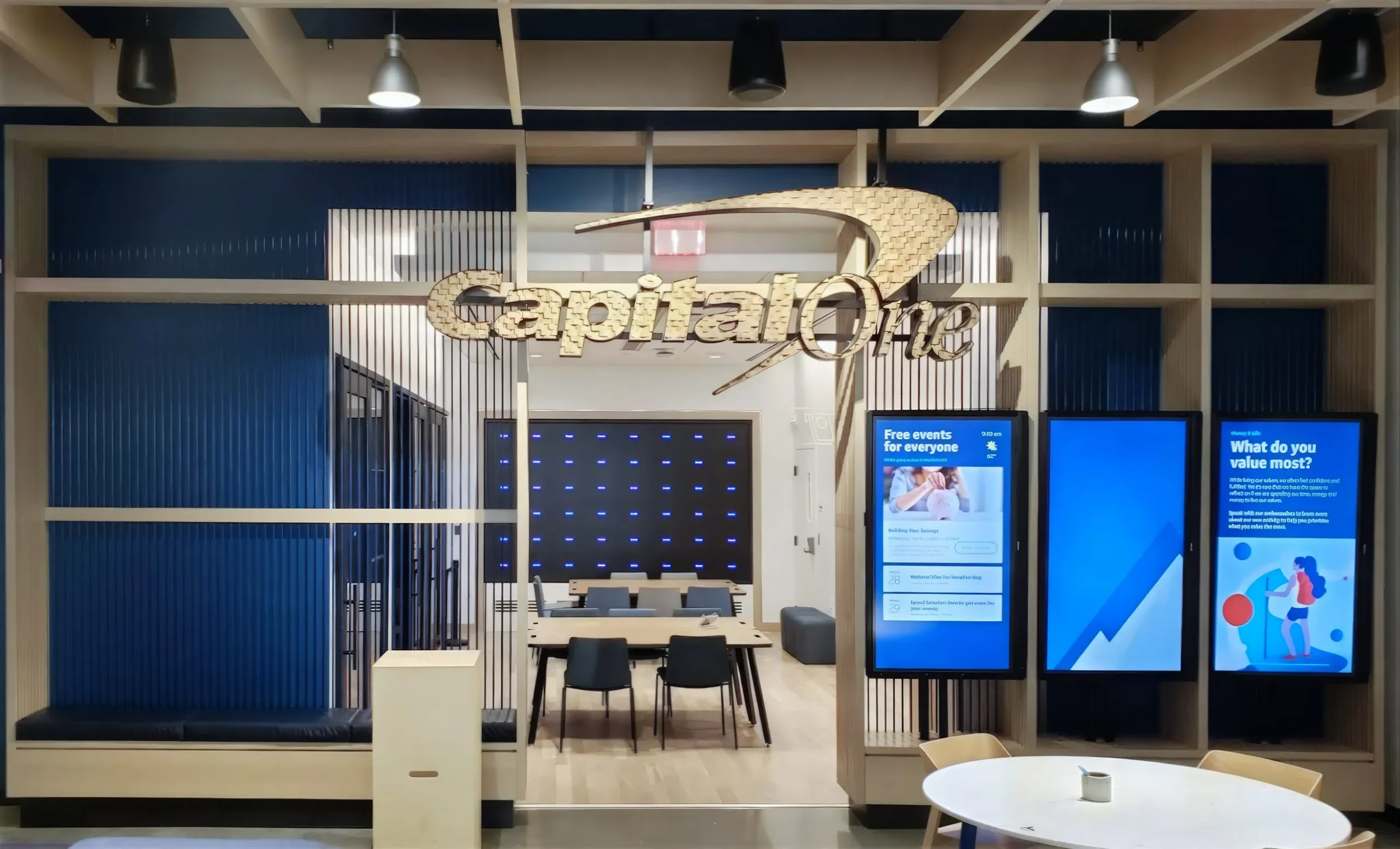 Capital One Café - Digital Screens