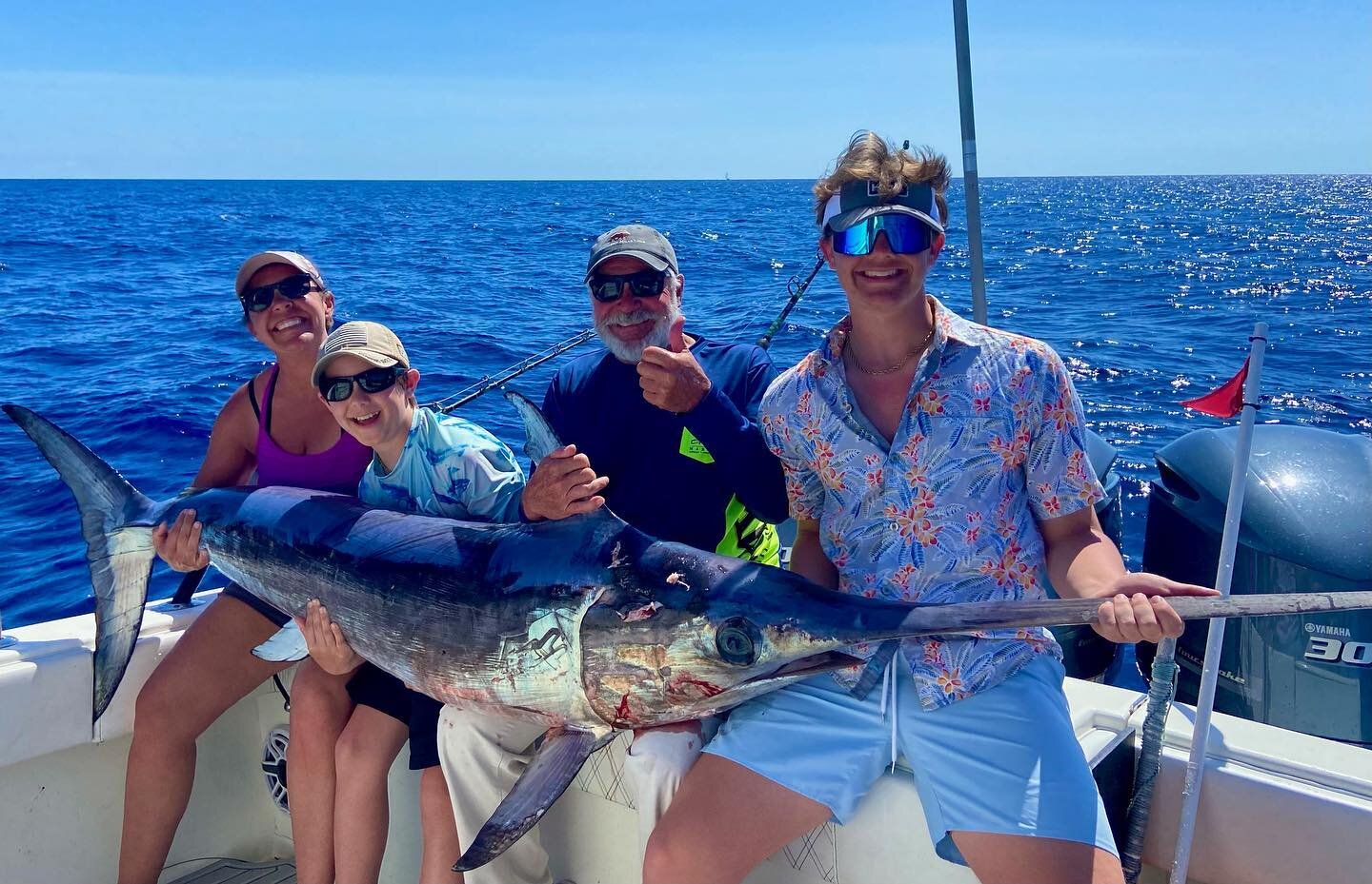 An awesome 3 day trip with a really cool family proved to be very successful!  Everyone caught their first sailfish, some mahi for dinner, and to top it off a nice swordfish! #makingmemories