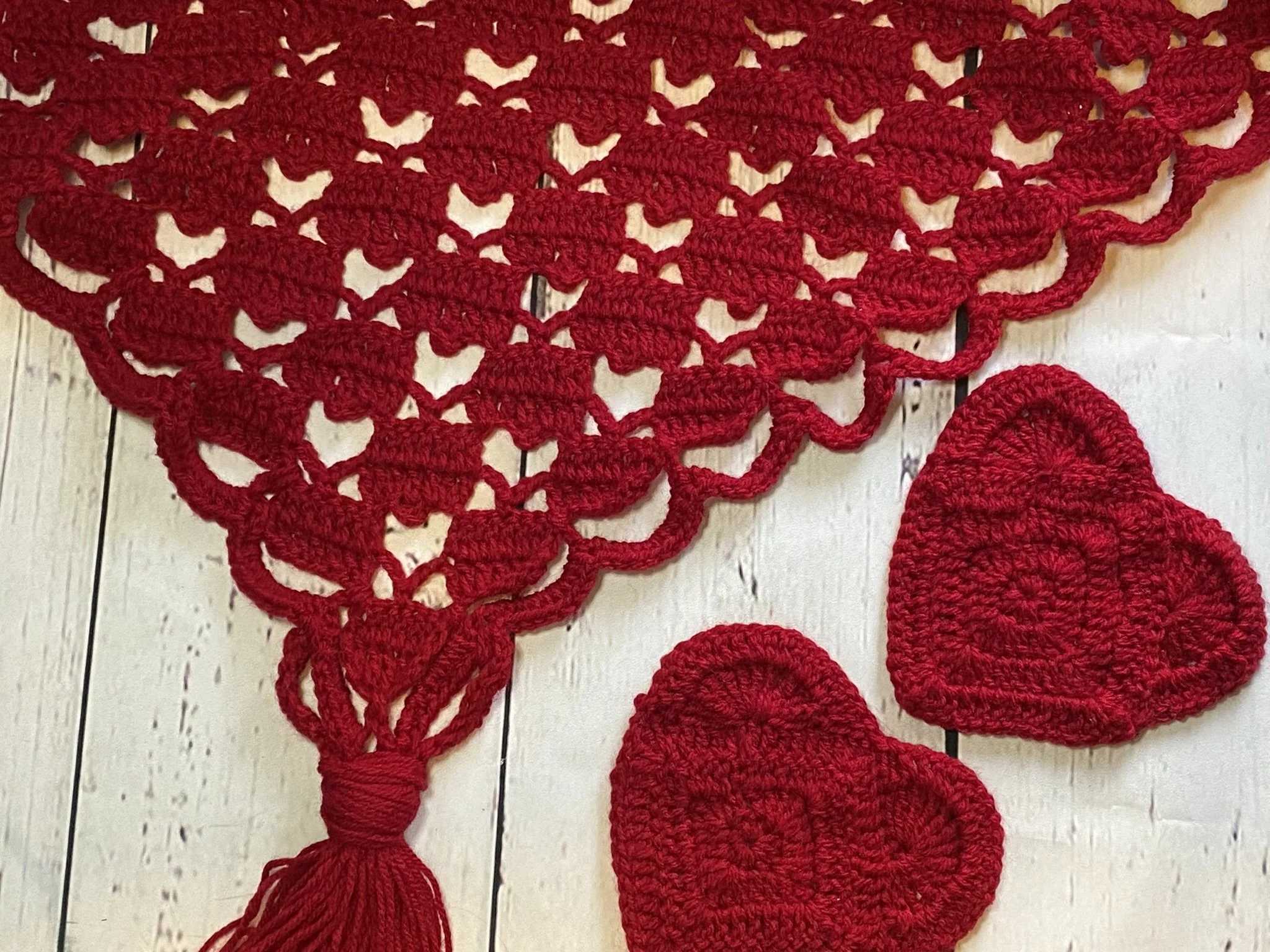 Valentines Shawl by @Fionitta