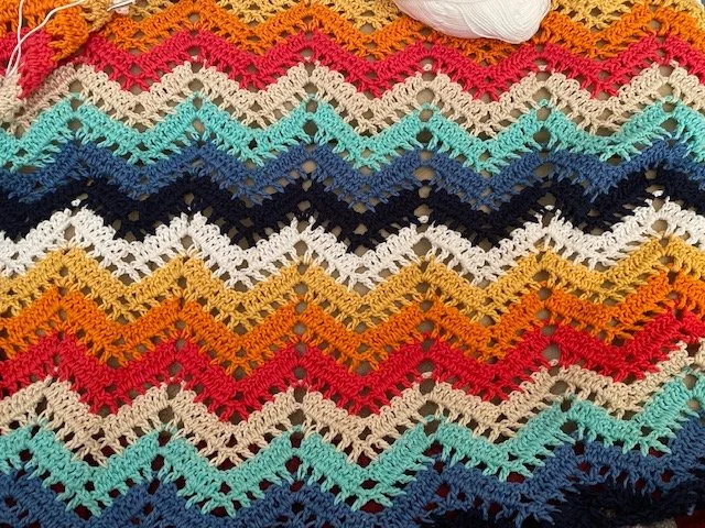Open Weave ZIgZag Stitch 