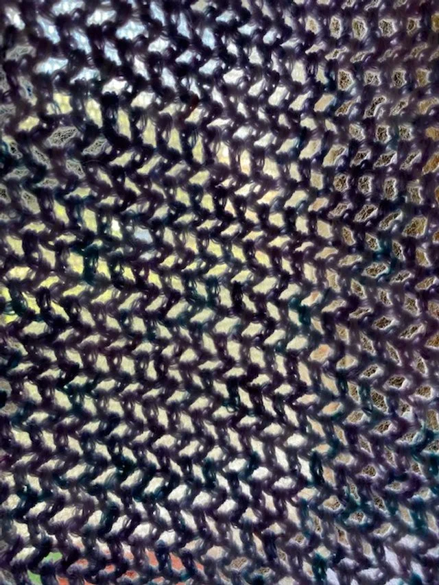 Hollow herringbone stitch
