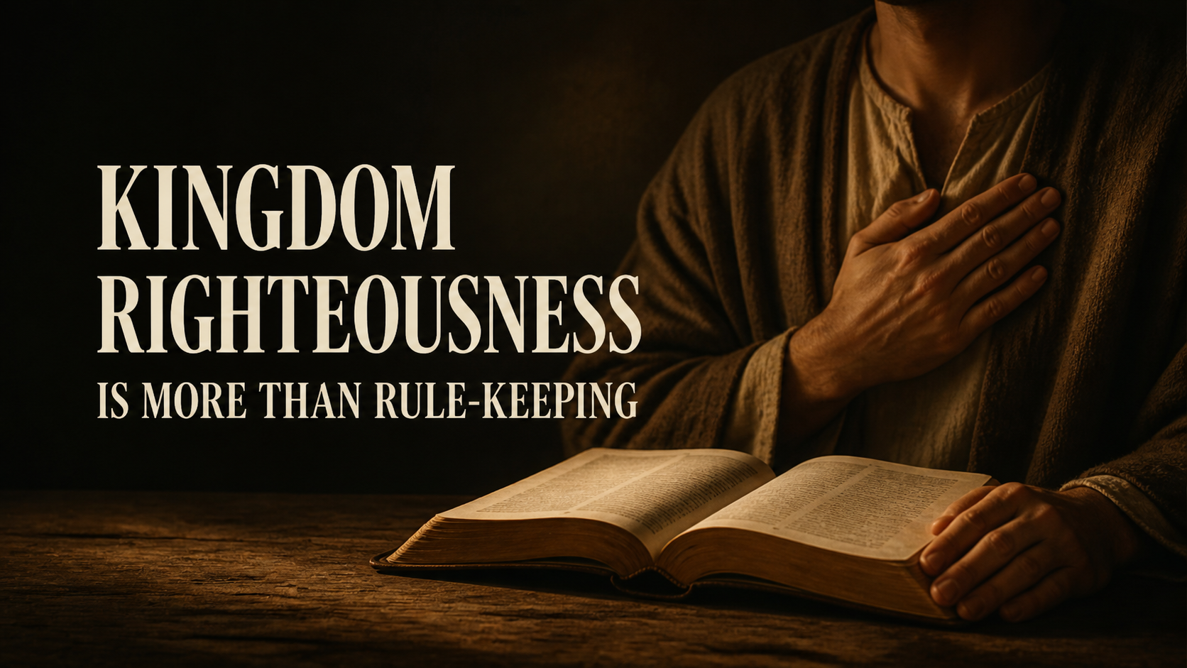 Kingdom Righteousness Is More Than Rule-Keeping