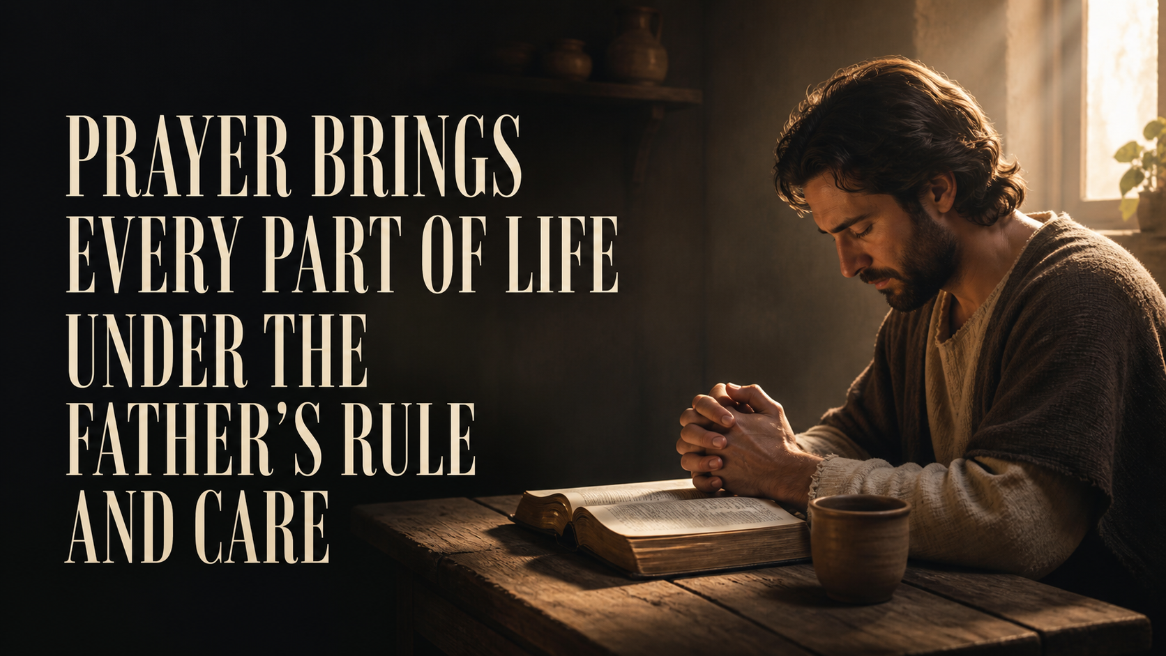 Prayer Brings Every Part of Life Under the Father’s Rule and Care