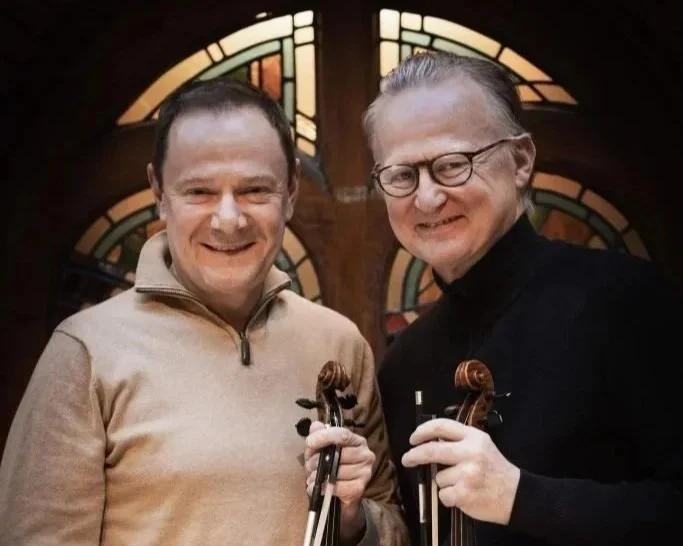 Double Fiddle: Thomas Bowes and Philippe Honoré (Mylor Bridge)