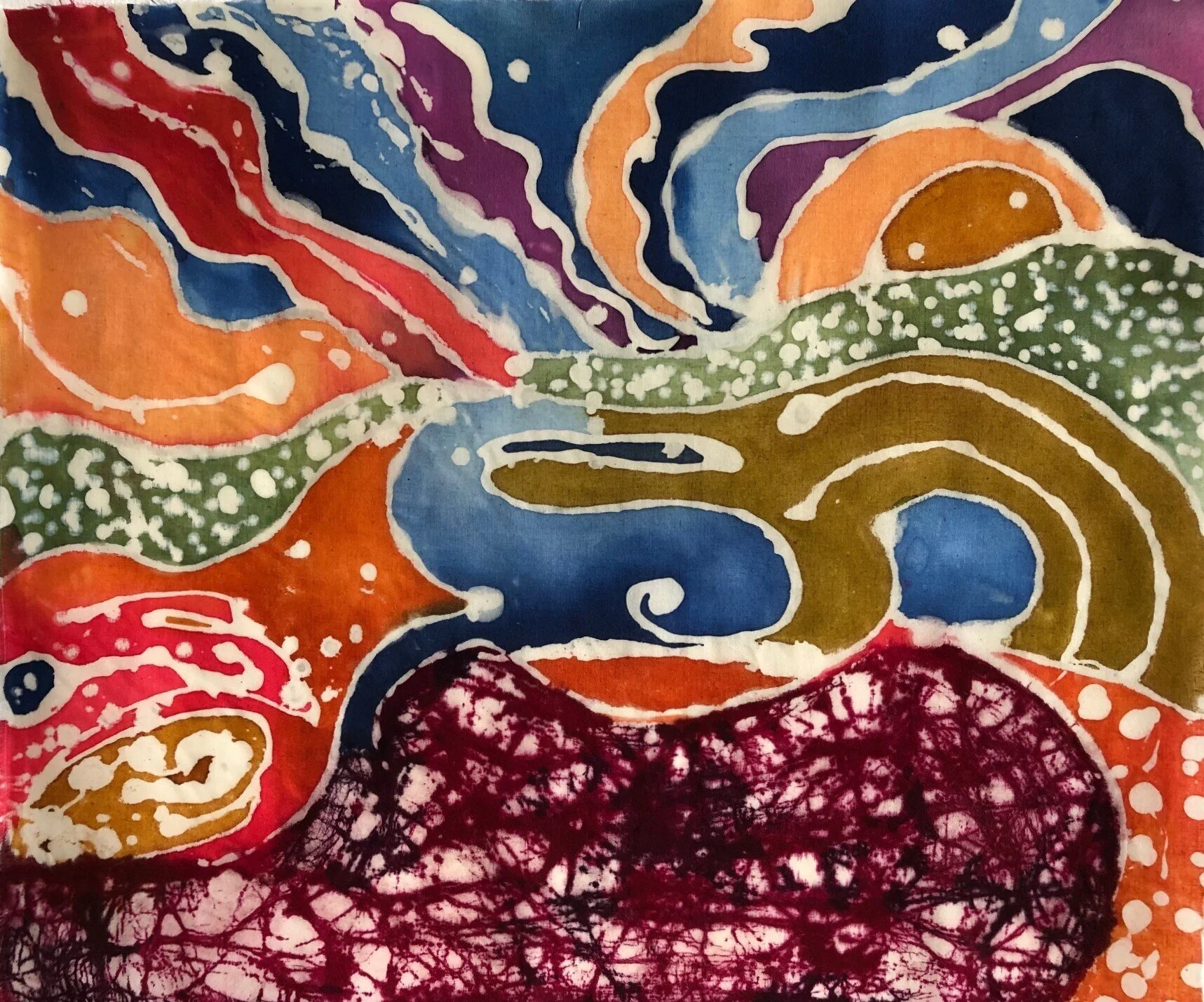 Batik, 17"x14¼"