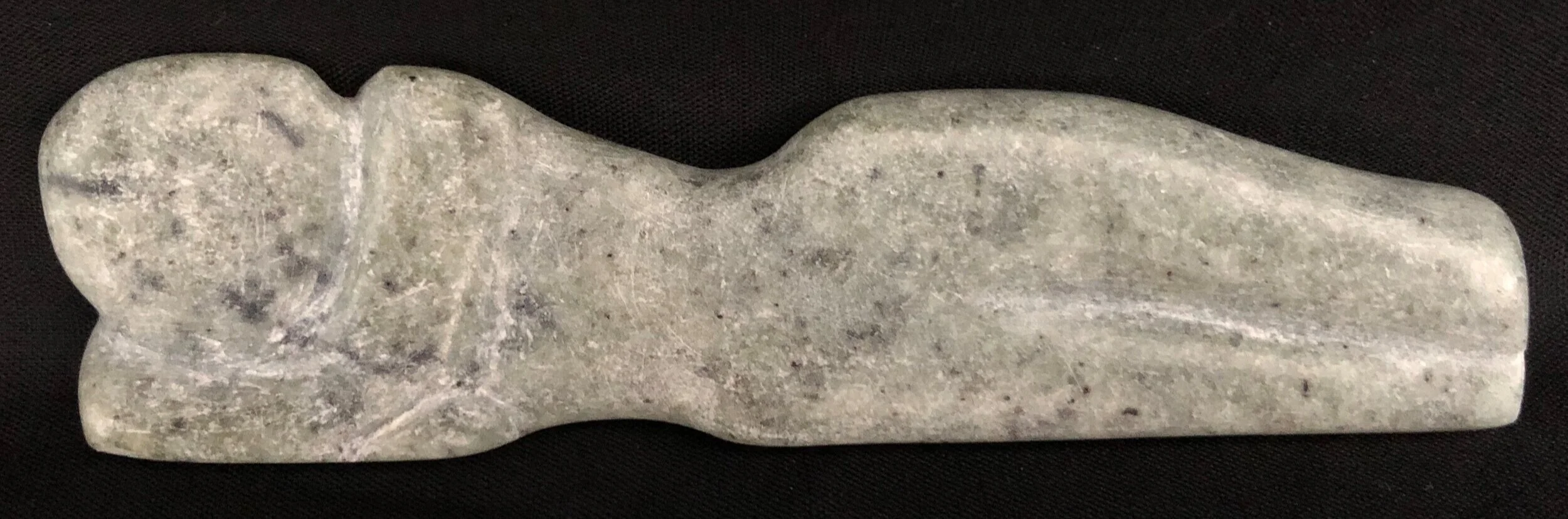 Reclining figure, 4", Soapstone carving