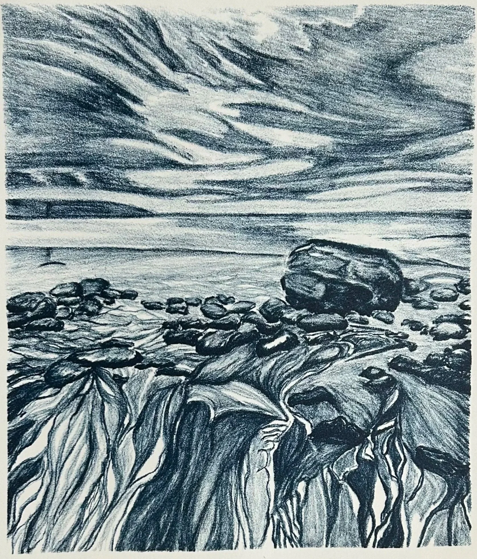 Untitled, 8"x9 1/4", Lithograph