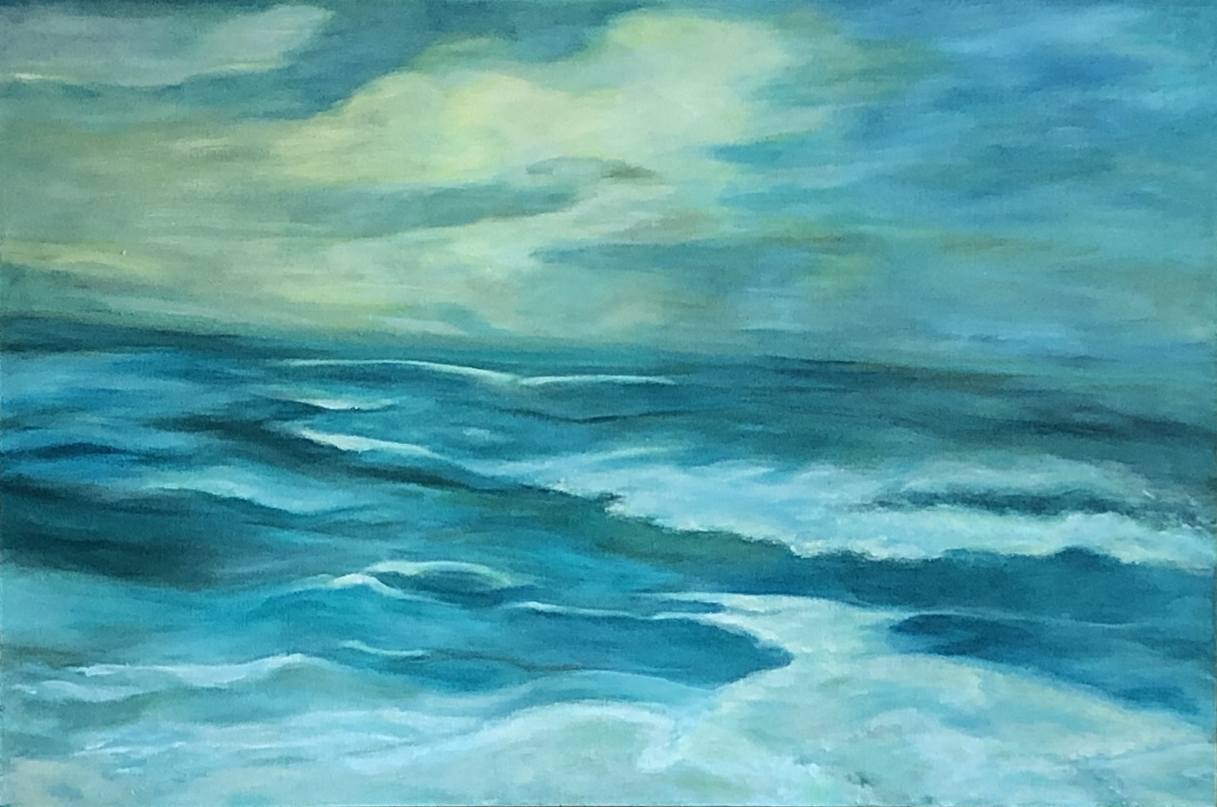 Commission, 36"x48", Acrylic on canvas