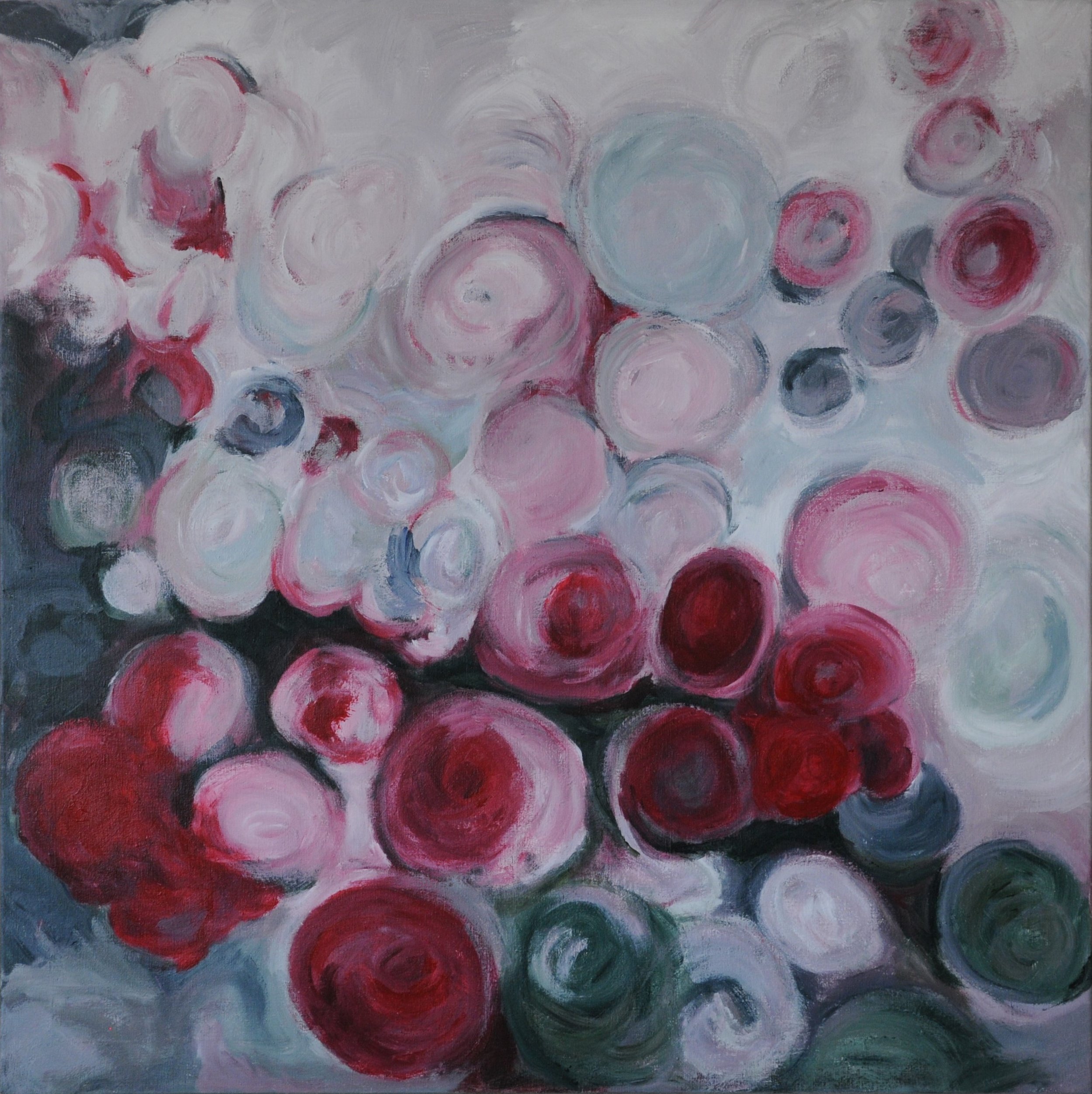 Gossamer, 32"x32", Acrylic on linen