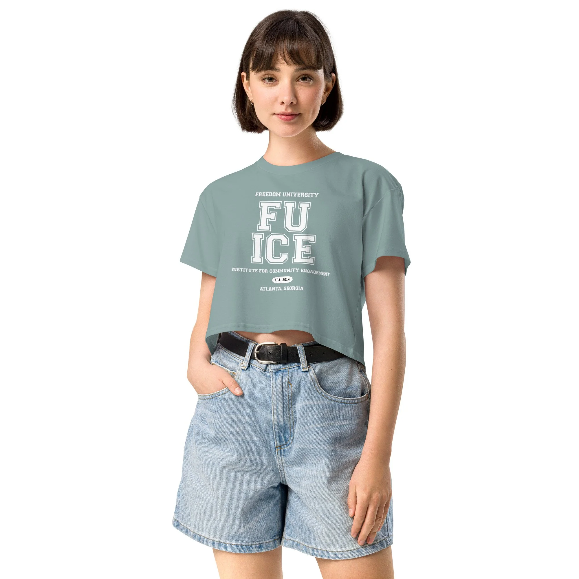 Women’s FU ICE crop tee