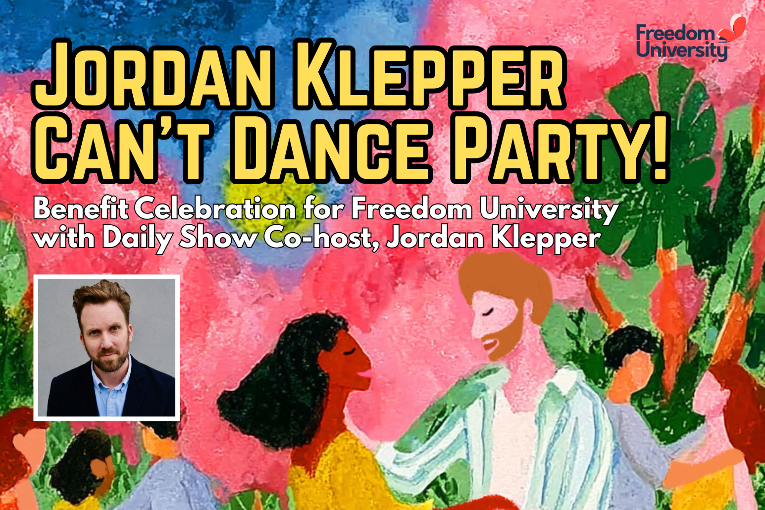 Jordan Klepper Can’t Dance Party on April 2, 2026!