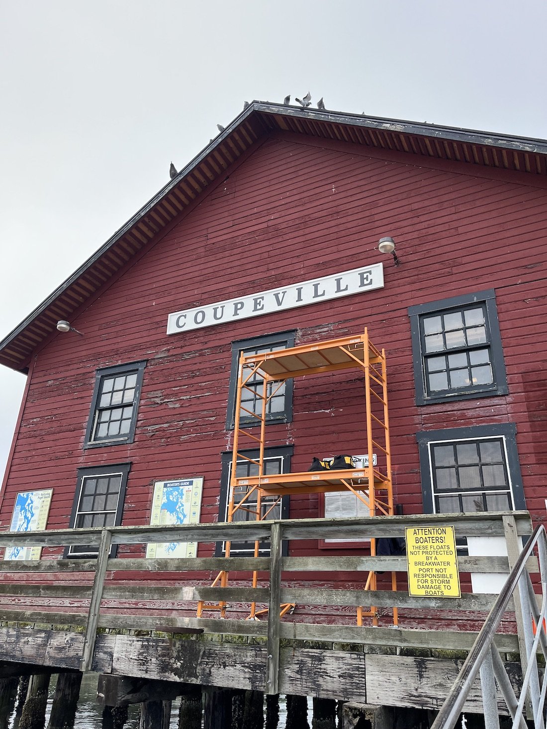 Coupeville Wharf Signs