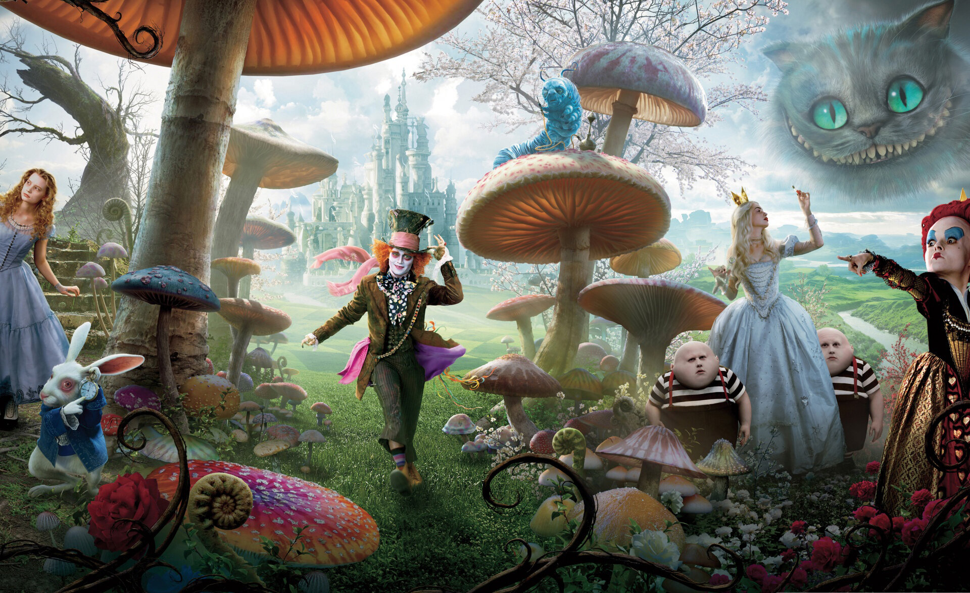 Art Direction & Production Design for Tim Burton's Alice In