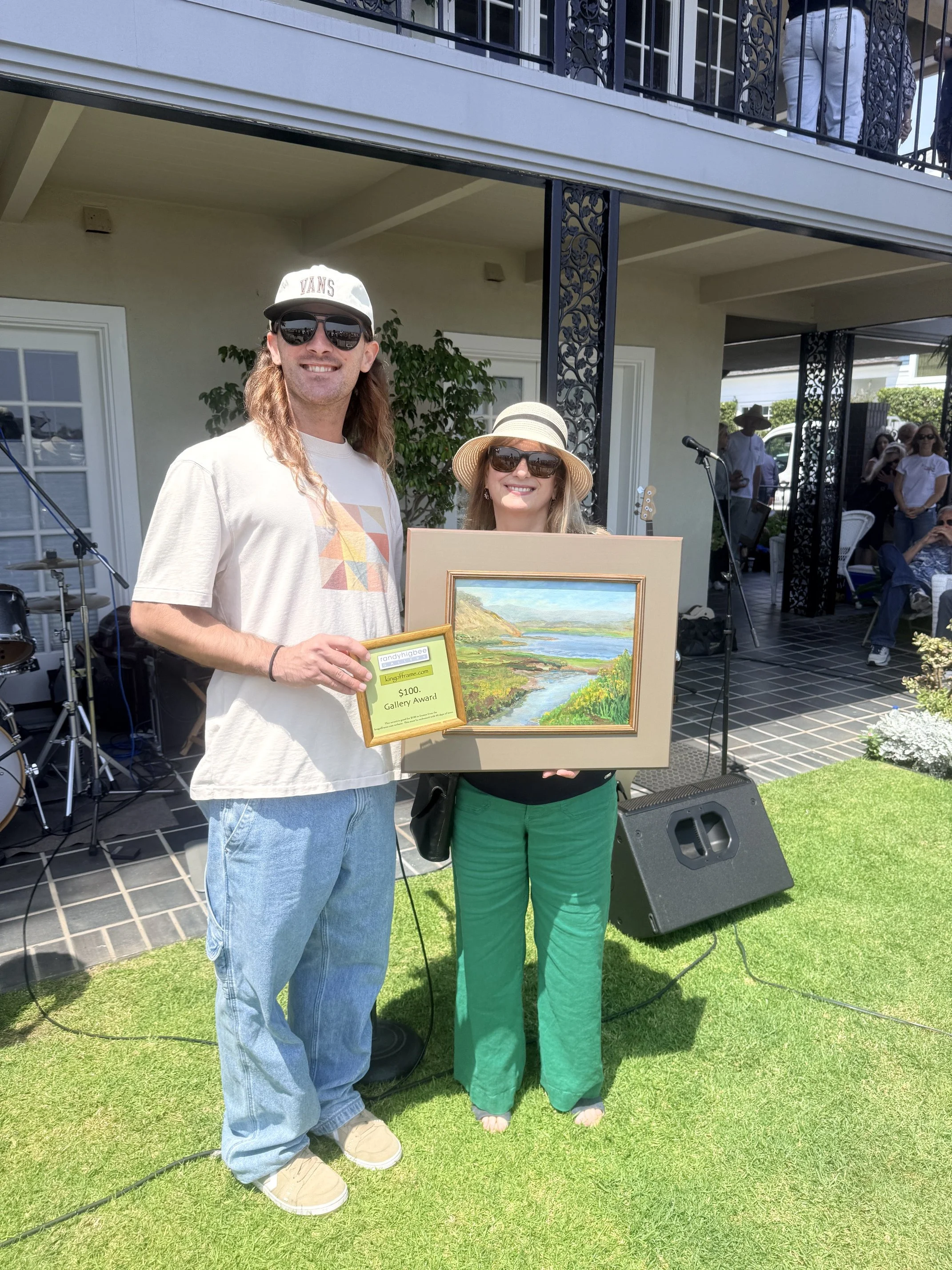 Nadalena Radis-Cobbs (right) - Randy Higbee Gallery Award