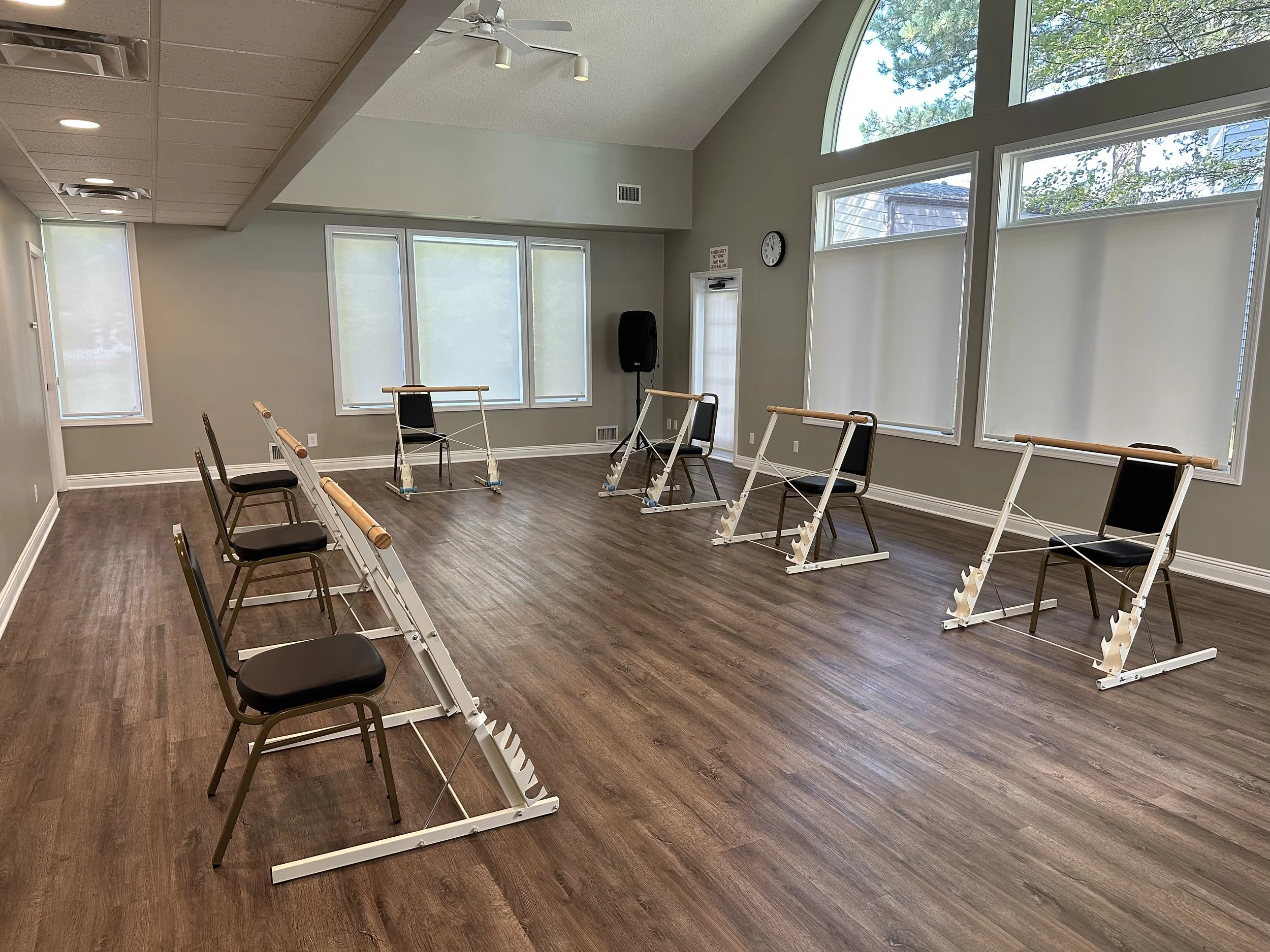 Fitness Room with Balance Bars