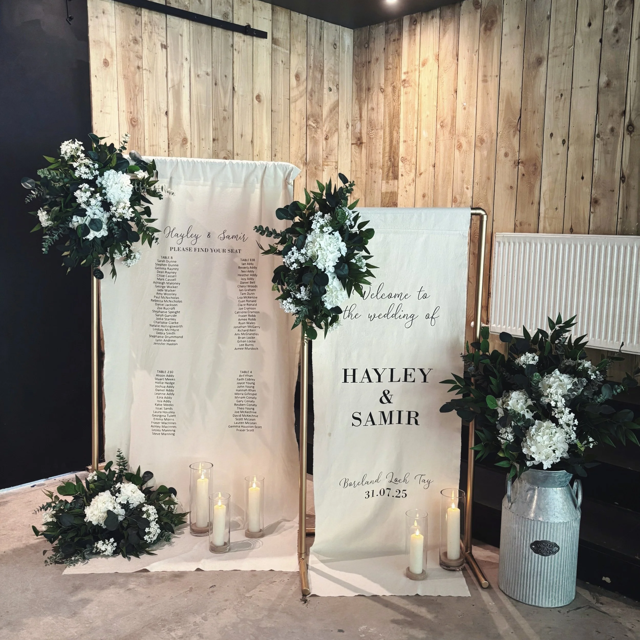 Jaime Natural Floral Frame/Arch Arrangement