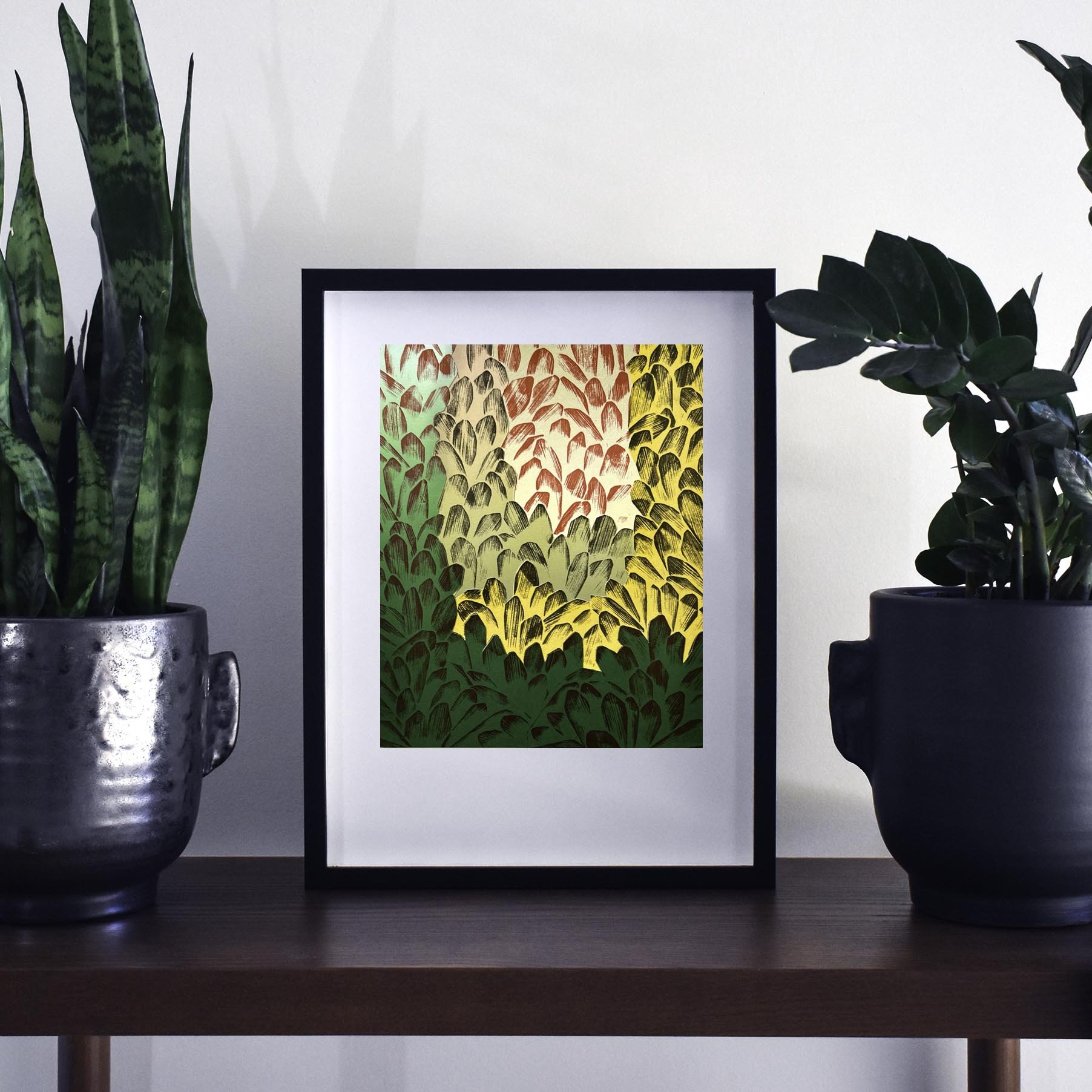 Field collage series #1: Digital print on premium matte paper