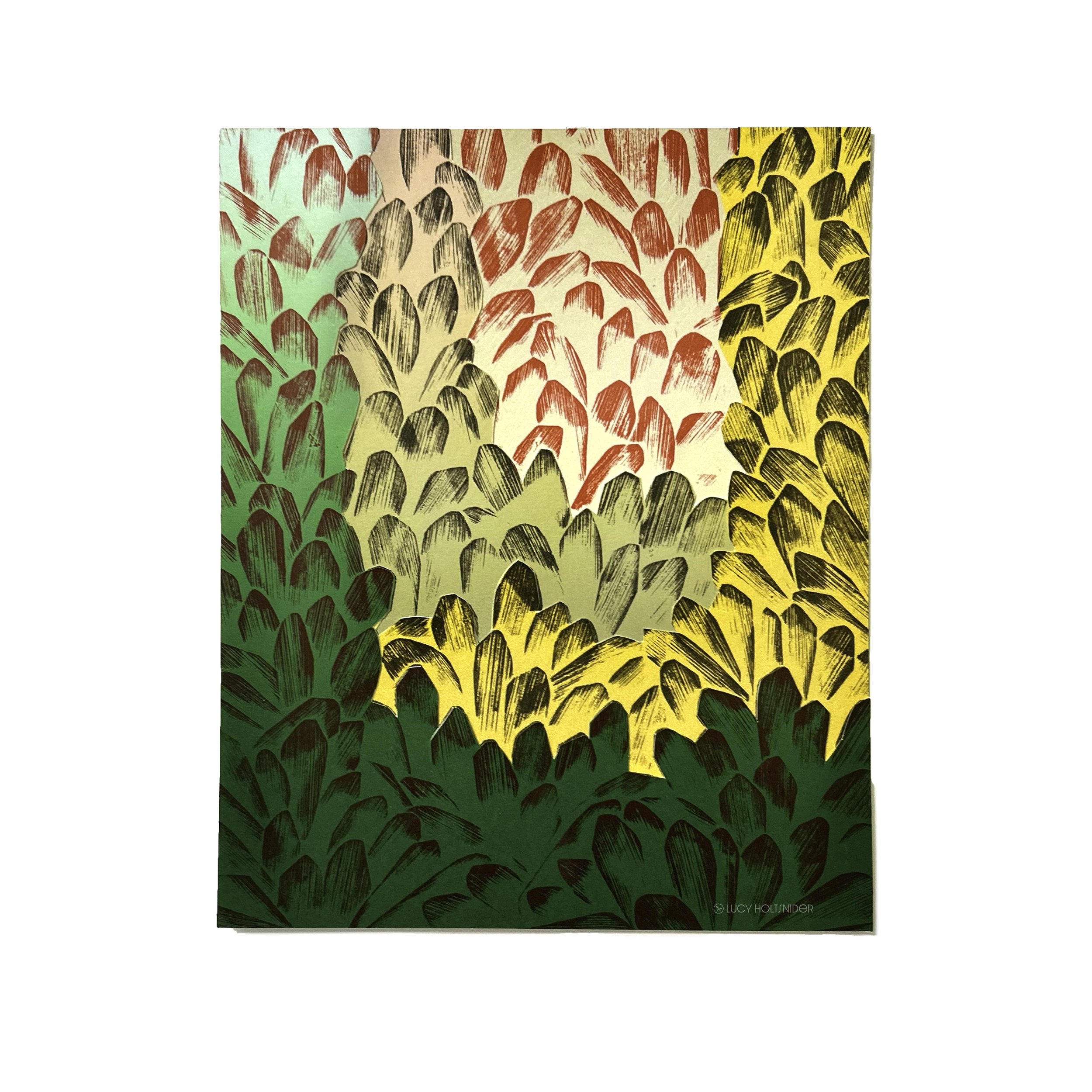 Field collage series #1: Digital print on premium matte paper