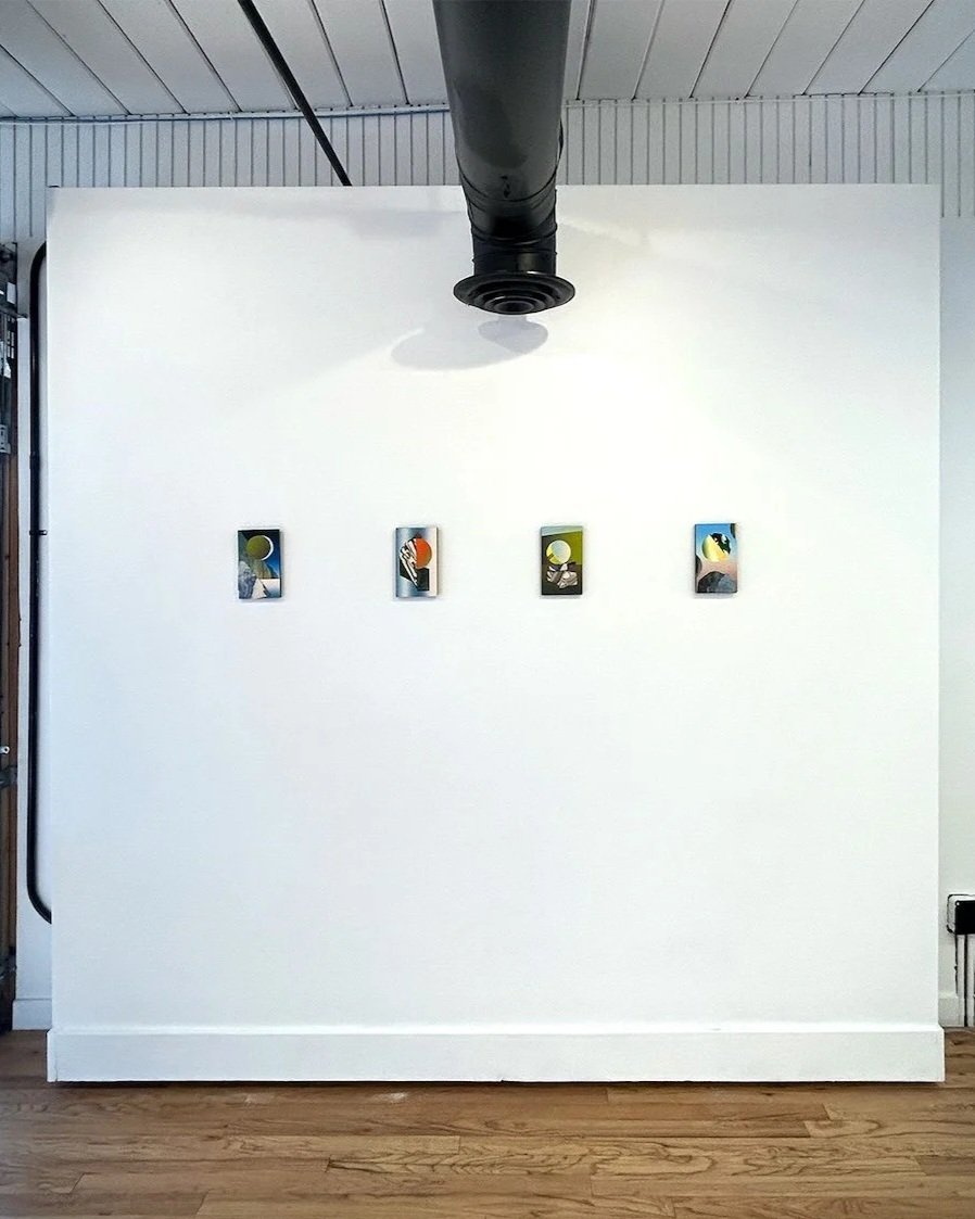 Little Moon Series installed at SeeSaw Gallery