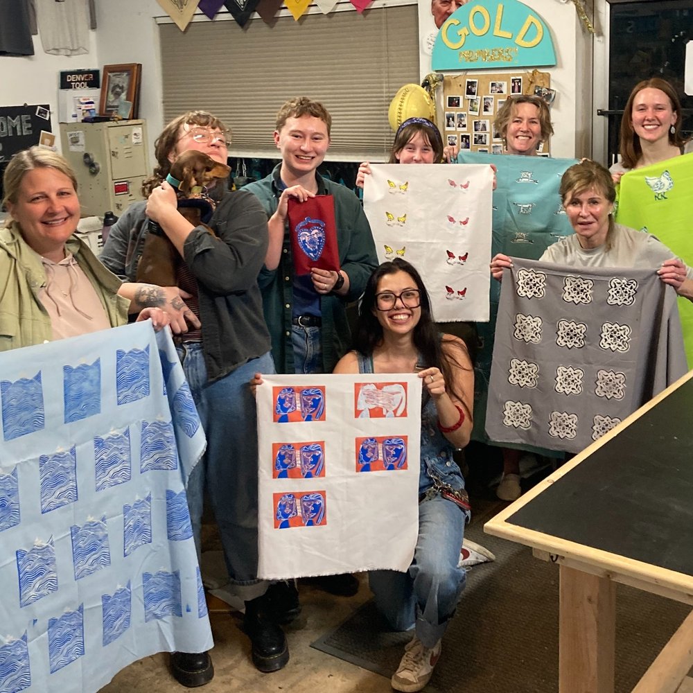Fabric Block Printing Class — Denver Tool Library