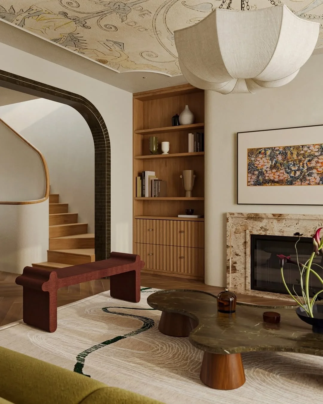 A space that flows without losing its definition. 

Design by: @riseprojectsnyc