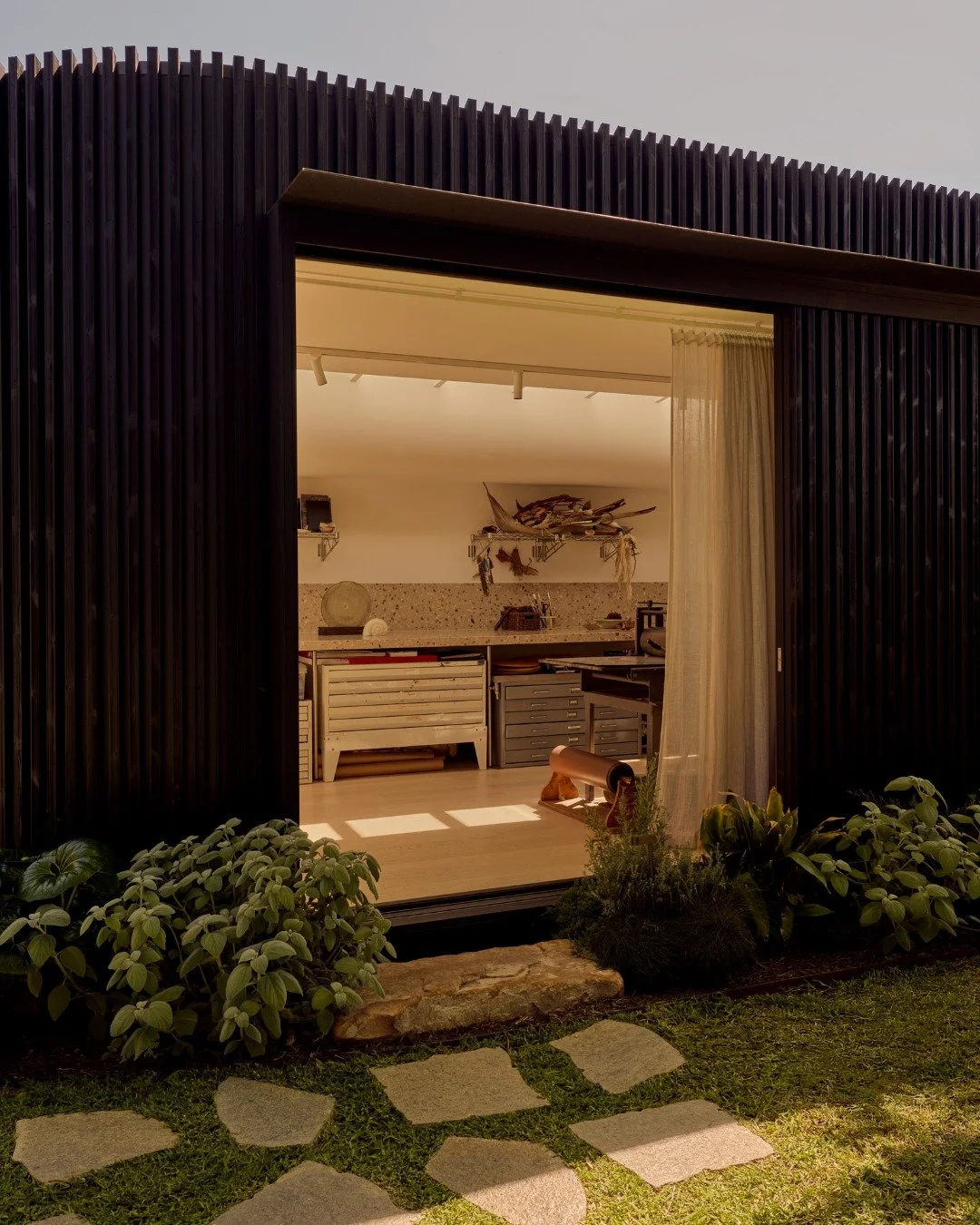A revitalized home for a free spirited family in Melbourne... 

"Blair Smith Architecture was brought on board to help revitalize the existing home, adding a connected main bedroom suite and a freestanding studio for the clients&rsquo; art-thera