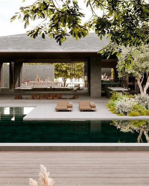 // CASA ATRIO // 

"A private sanctuary where lush greenery lives within and the home unfolds quietly toward light. Organized around a central courtyard, Casa Atrio dissolves the boundary between architecture and landscape, letting every room br