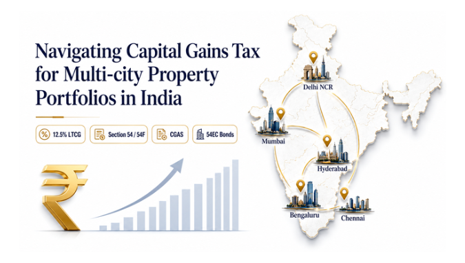 Navigating Capital Gains Tax for Multi-city Property Portfolios in India