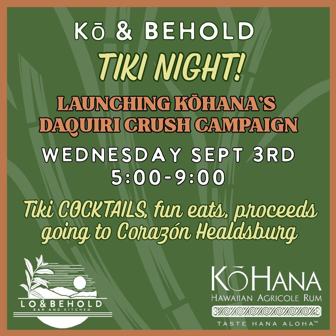 Ko & Behold Tiki Night!
