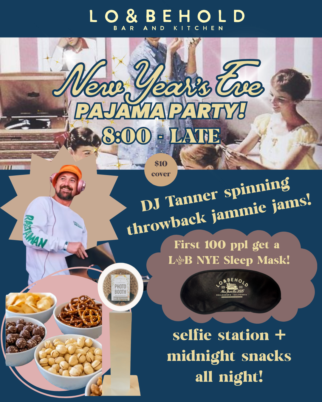 New Year's Eve Pajama Party!