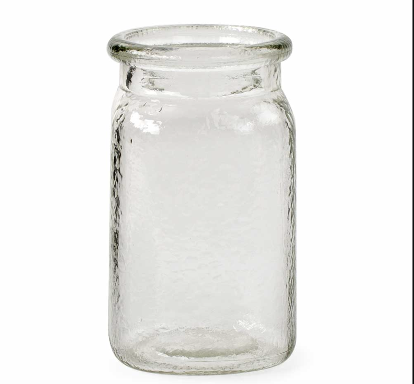 Add a Hammered Glass Vase