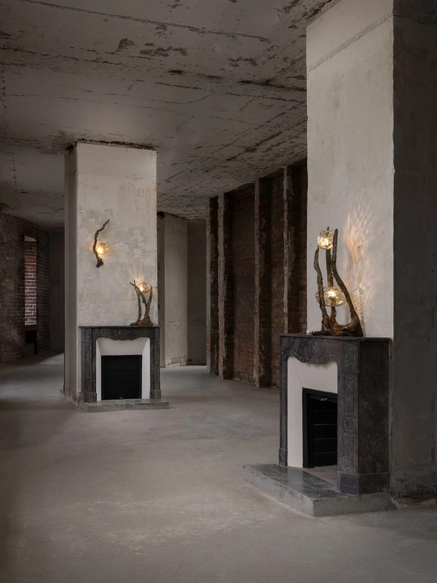 Photography for @emilie.lemardeley featuring her new POSIDONI lighting collection in a surreal setting