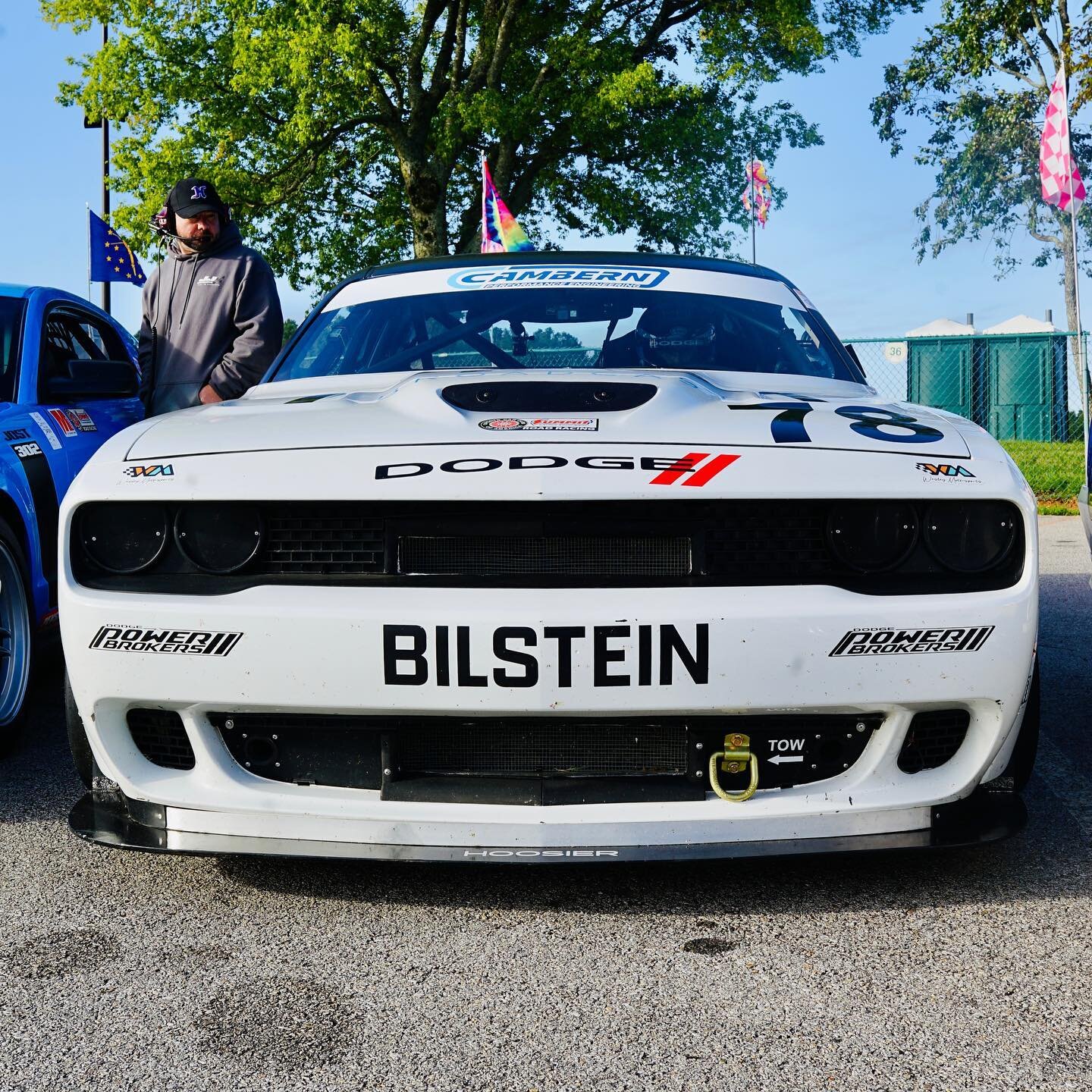 Runoffs Podium! 🥈Clark Cambern was able to capture a silver medal at the SCCA Runoffs at @virnow in the American Sedan class! He fell back to 4th at the start, but had great long run speed in his @wesleymotorsport Dodge Challenger and was able to wo