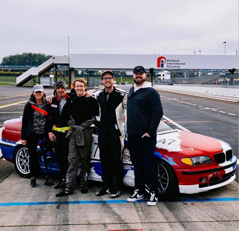 Two BMWs, two winning teams! @colton.edwards147 &amp; @will.morris.racing won the PMW Mini Enduro season Championship in their budget built Spec E46. They keep racing fun! 

@chriswoods_918 &amp; @gr.ant515 &amp; @austinracer41 grabbed a class win in