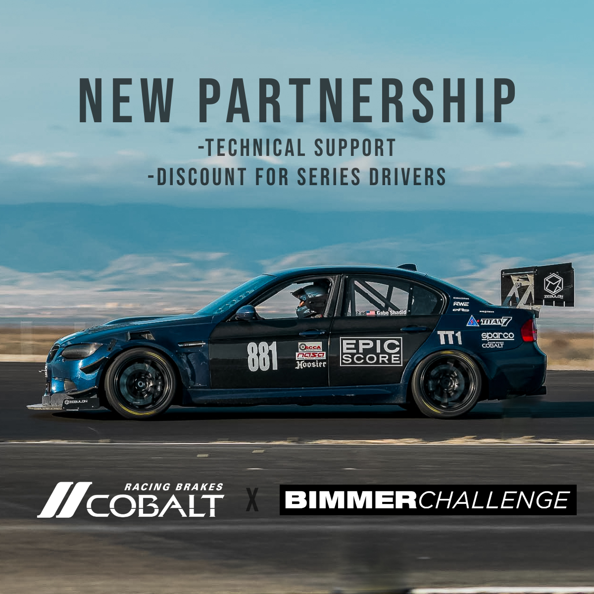 Cobalt &amp; Bimmer Challenge Announce Partnership 