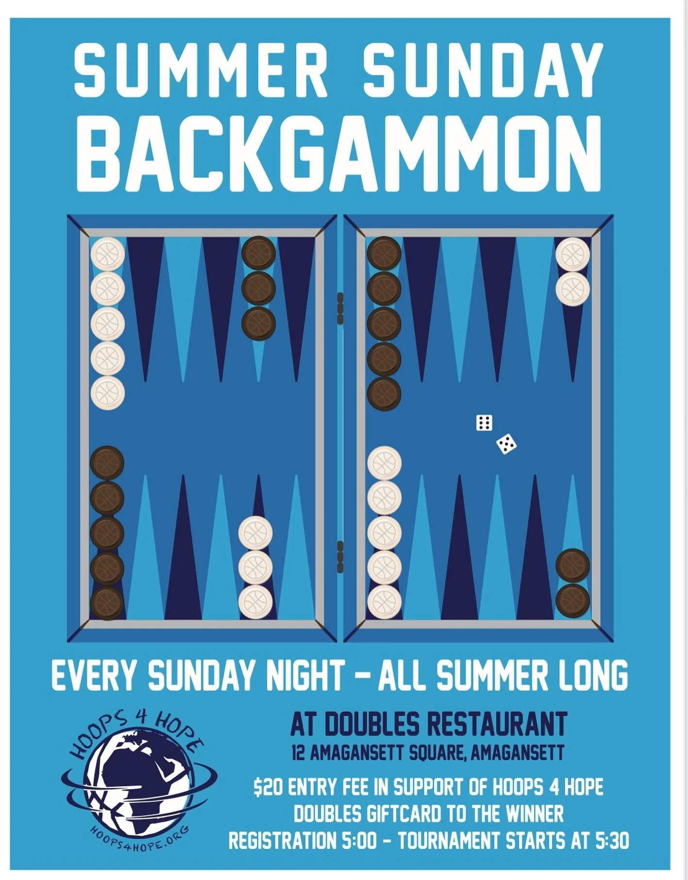 Come join us every Sunday for fun and Ubuntu @doublesamg to support @hoops4hopezim &amp; @hoops4hopesa #amagansett #hoops4hope #funraising