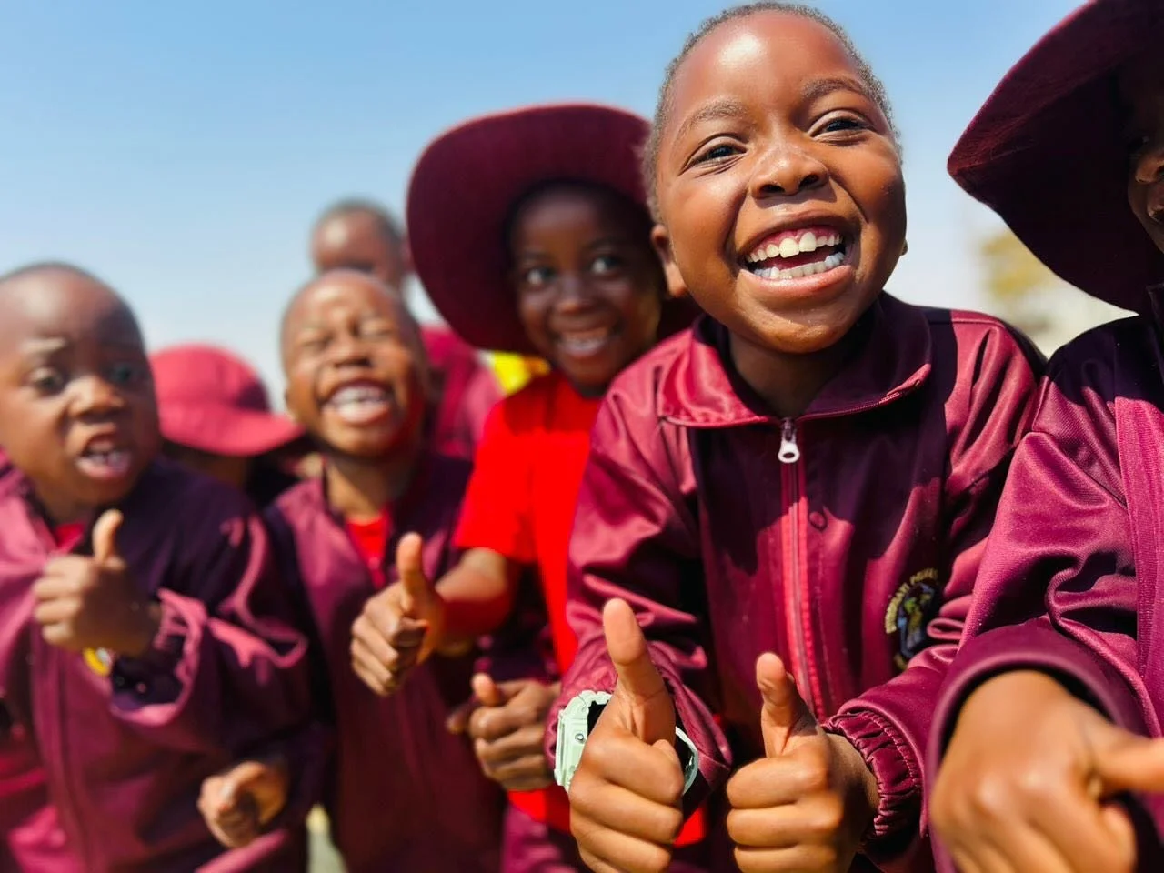 These are the kinds of smiles we see every day at H4H programs!  #zimbabwe #safespace #smiles #sportfordevelopment #hoops4hope