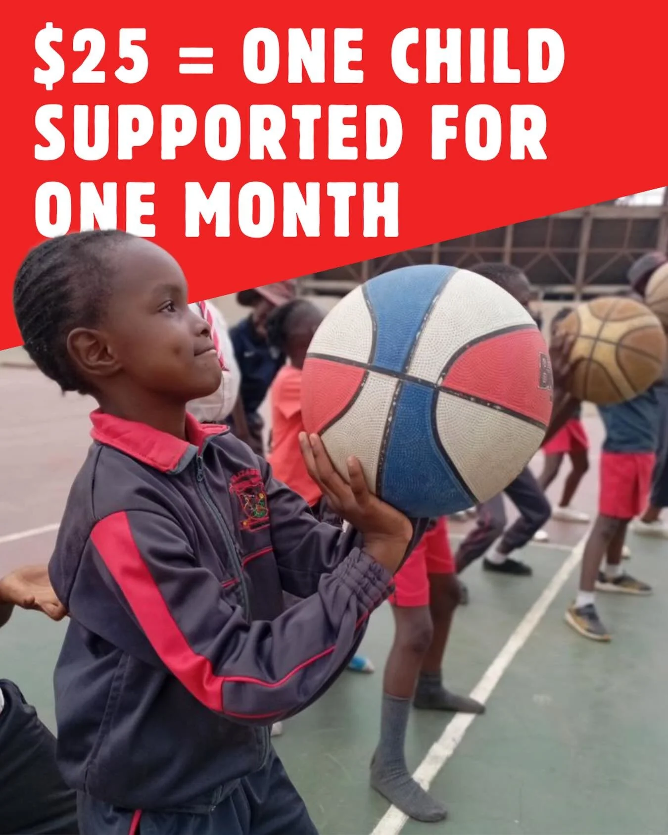 Your $25 gives one child a month of safe play, life-skills, mentorship, and hope. Help us reach 1,000 kids by December 31 - every child counts.

Link in bio to donate.