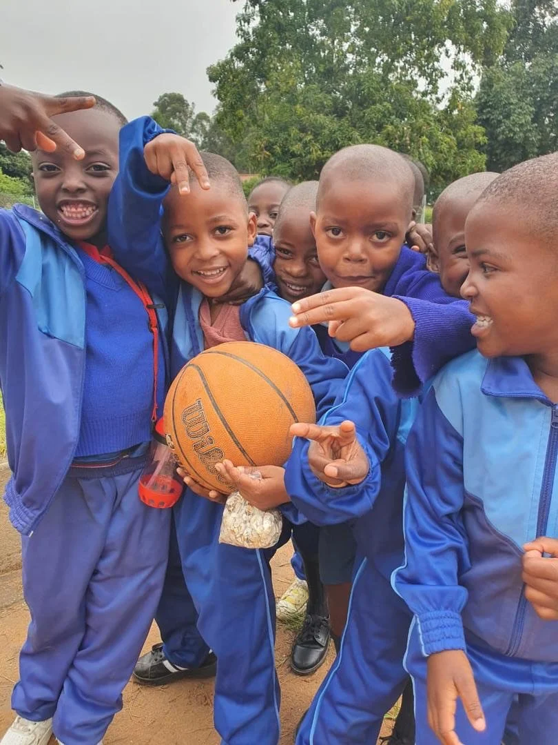 Back in the schools providing recess time basketball games, life skills, and fun while the teachers take a needed break!