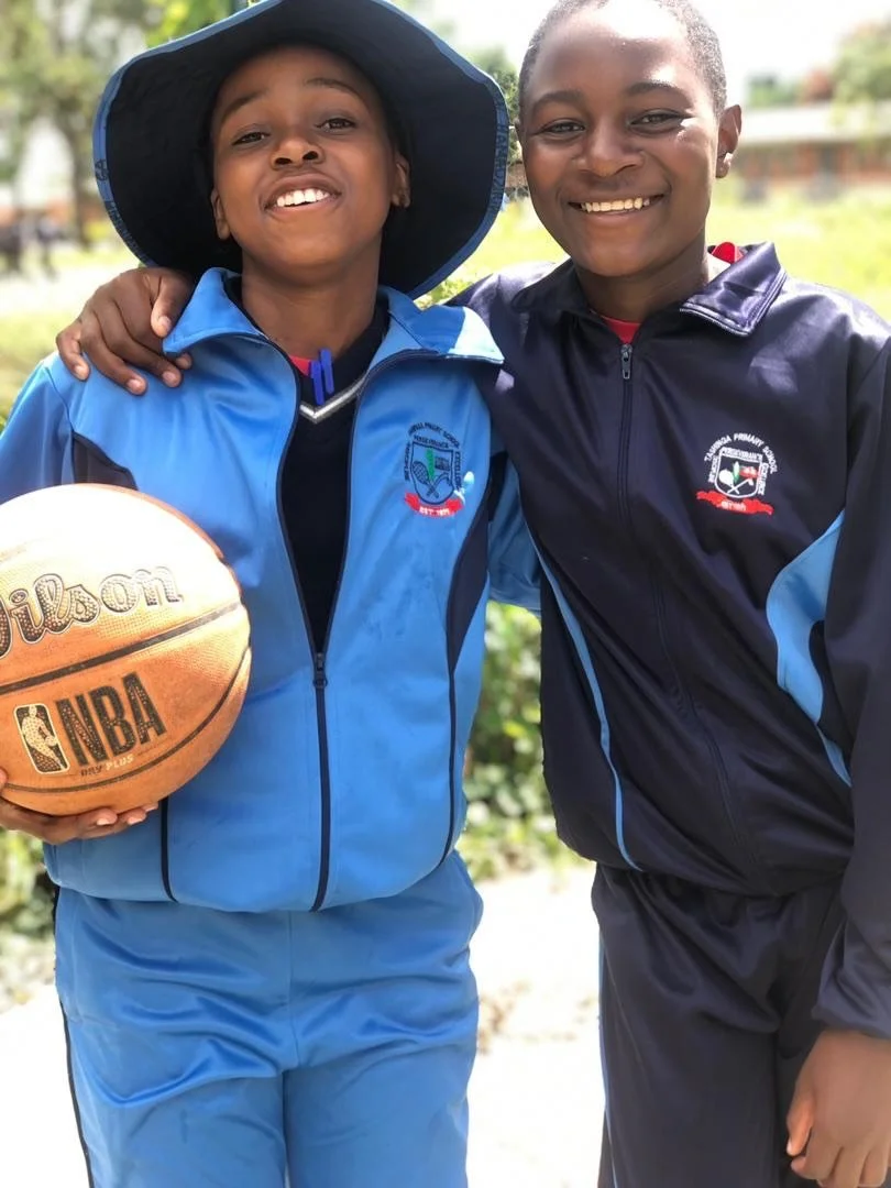 Here are some of our satisfied participants! How do we know? Daily check in&rsquo;s, pre and post surveys, smiles, and they return everyday to our courts! #ubuntu #impact #hoops4hope #childrenrights #play
