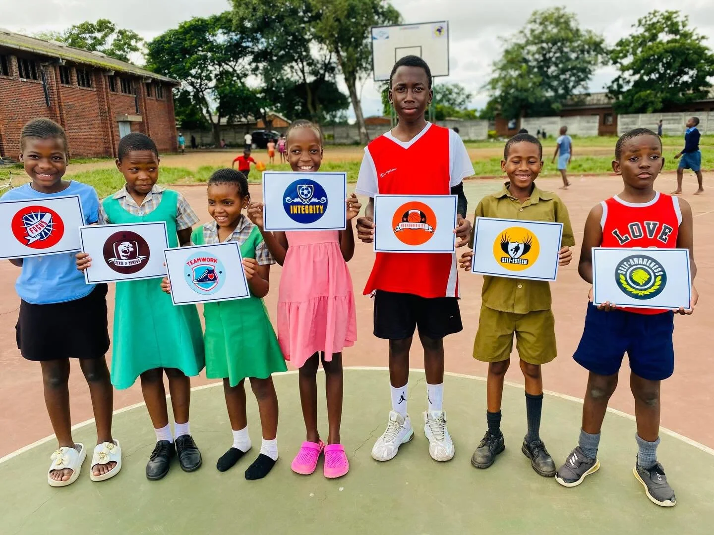 Our 7 Tools of an Ubuntu Champion: Focus, Teamwork, Integrity, Self-Esteem, Sense of Humor and Self-Awareness are being utilized every day! #childrensrights #ubuntu #lifeskills