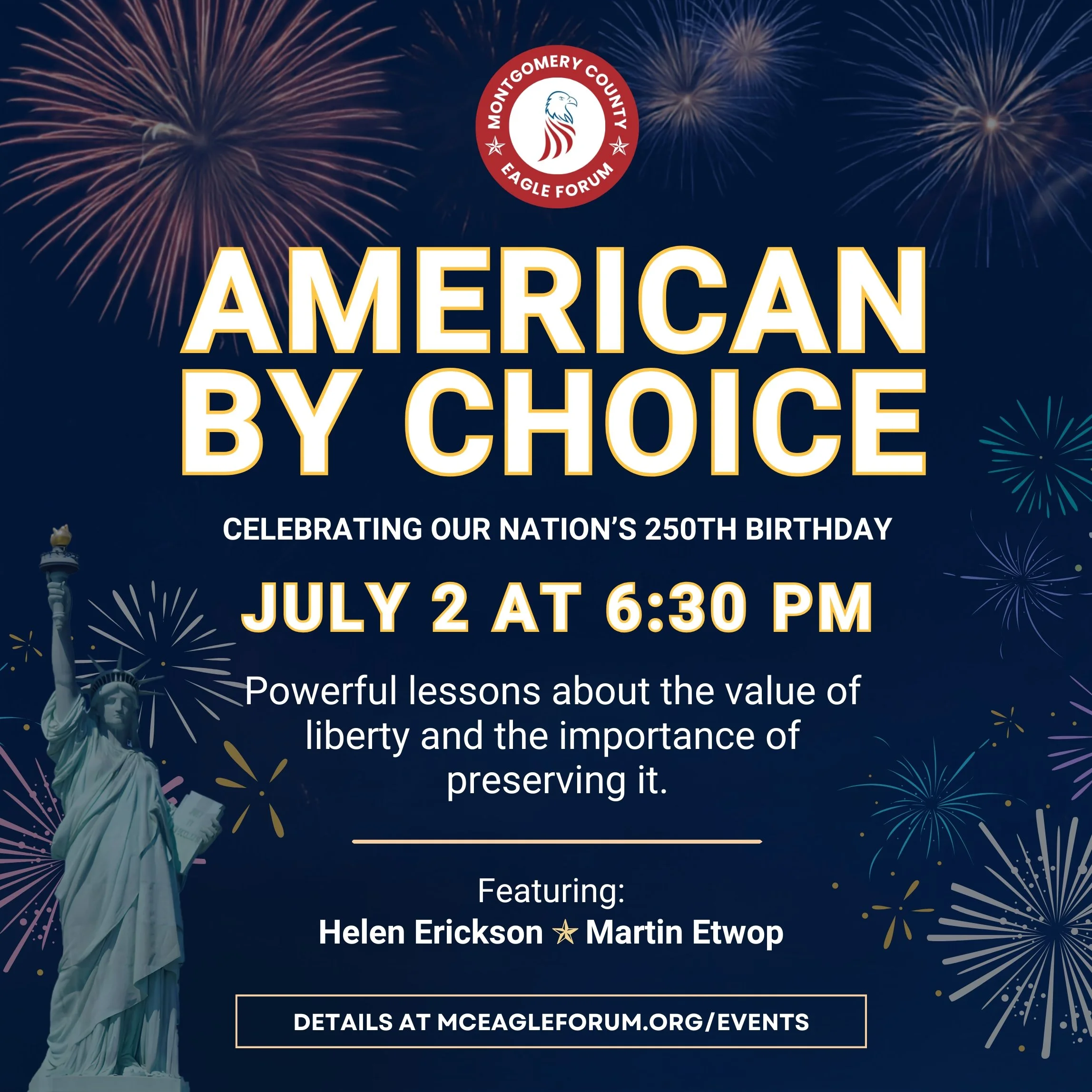 American by Choice, Celebrating Our Nation's 250th Birthday