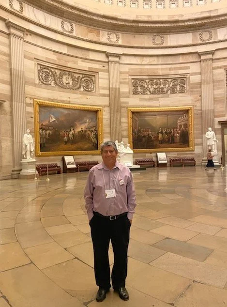 Luis Pedraza in the Capitol