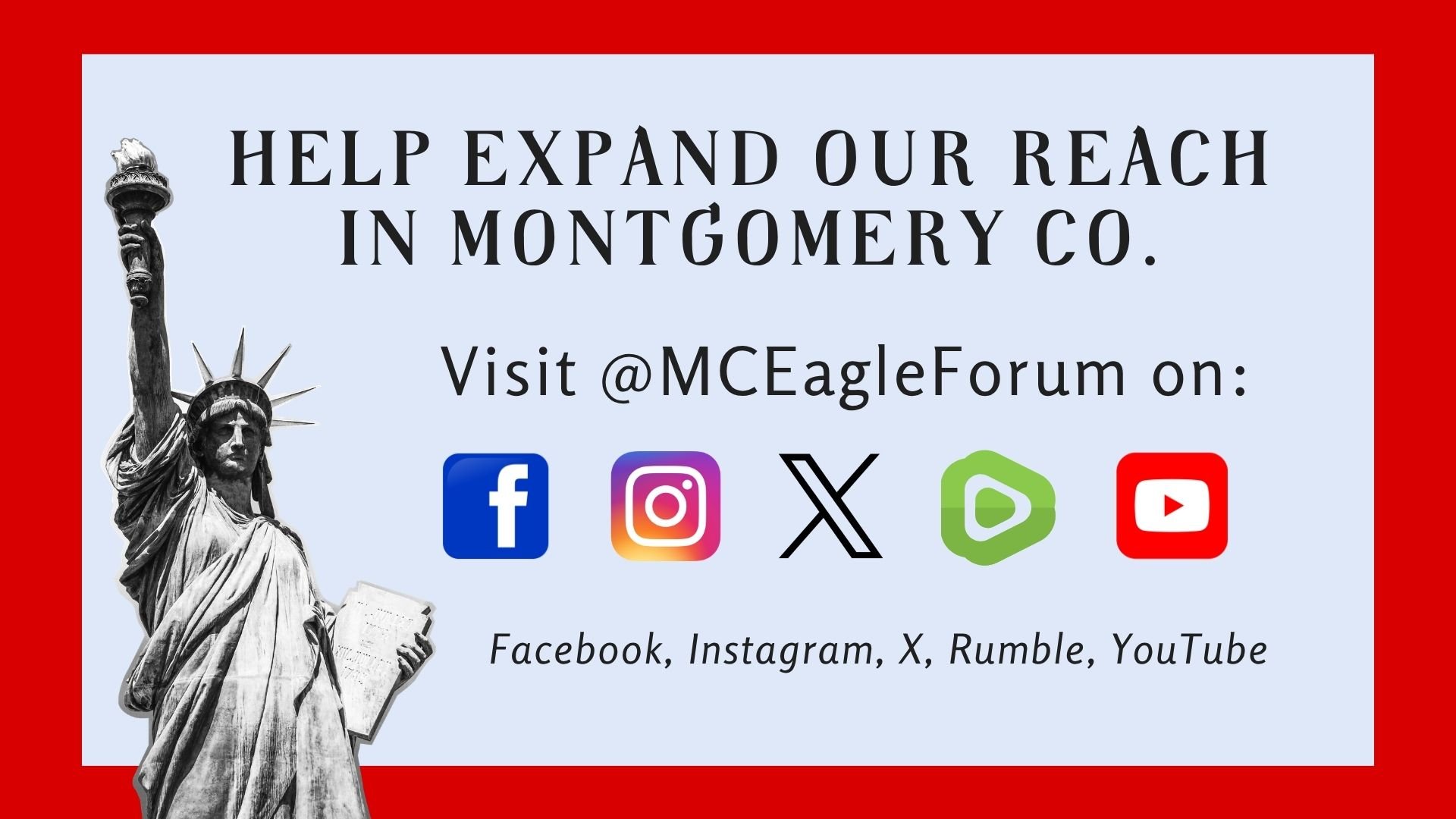 Help expand our reach in Montgomery County