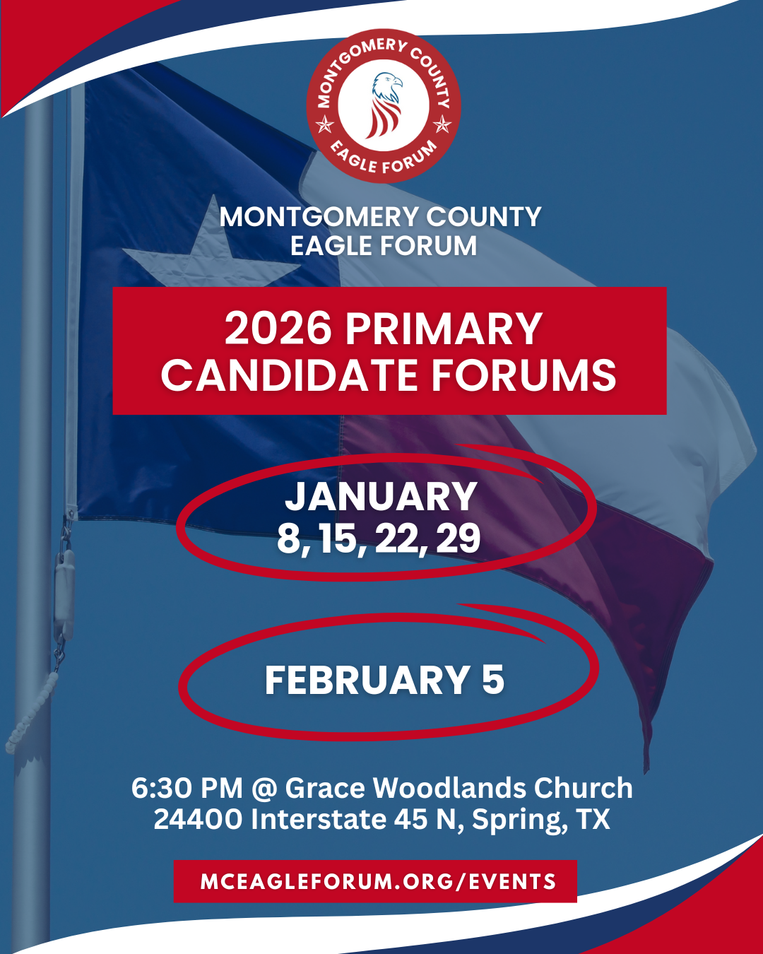 2026 Primary Candidate Forums