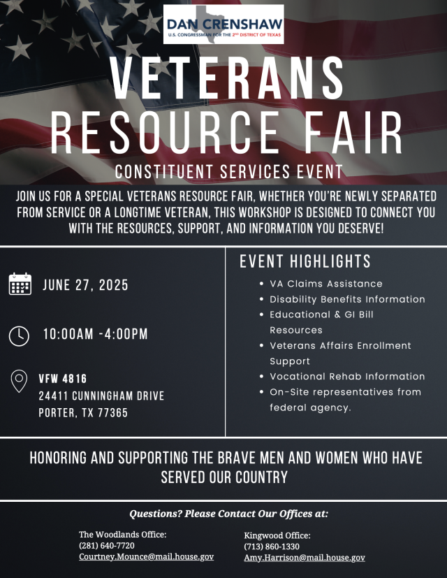 Veterans Resource Fair for Congressional Dist. 2