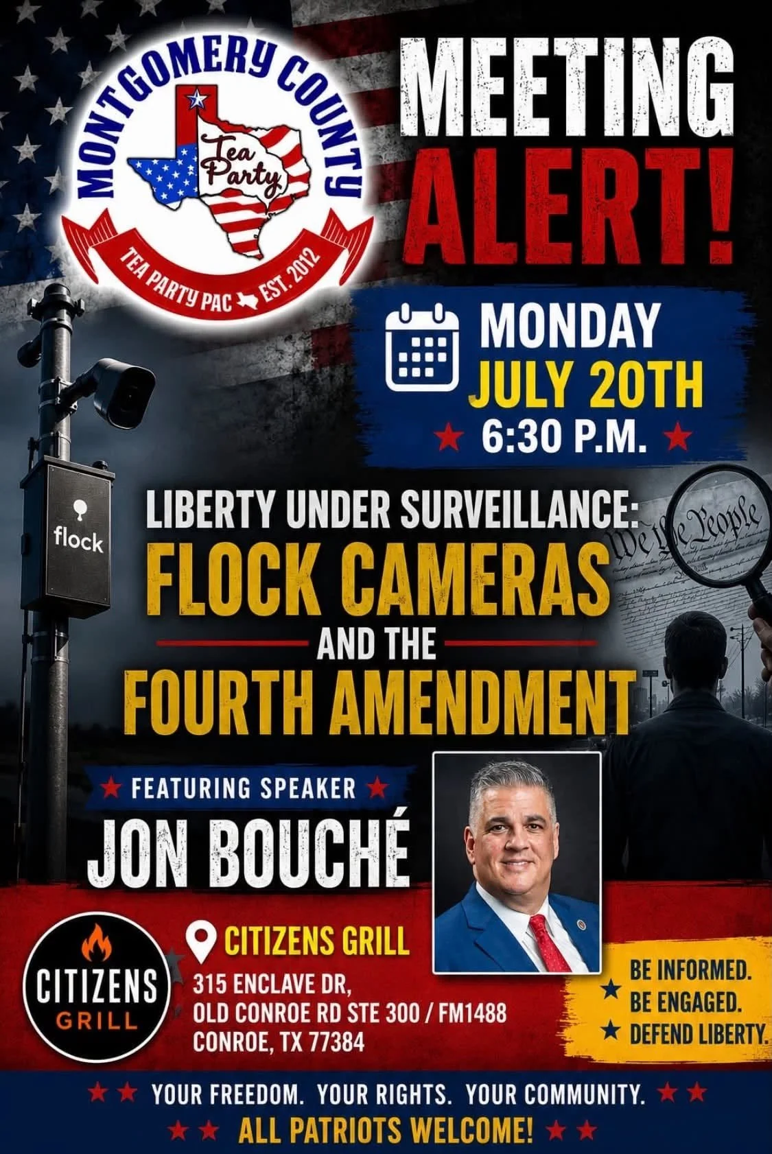 Liberty Under Surveillance: Flock Cameras & the Fourth Amendment